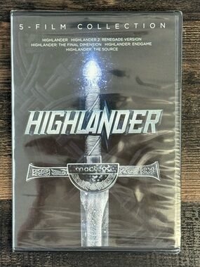 Highlander: 5-Film DVD Collection English Brand New Sealed (Rated R), Lionsgate